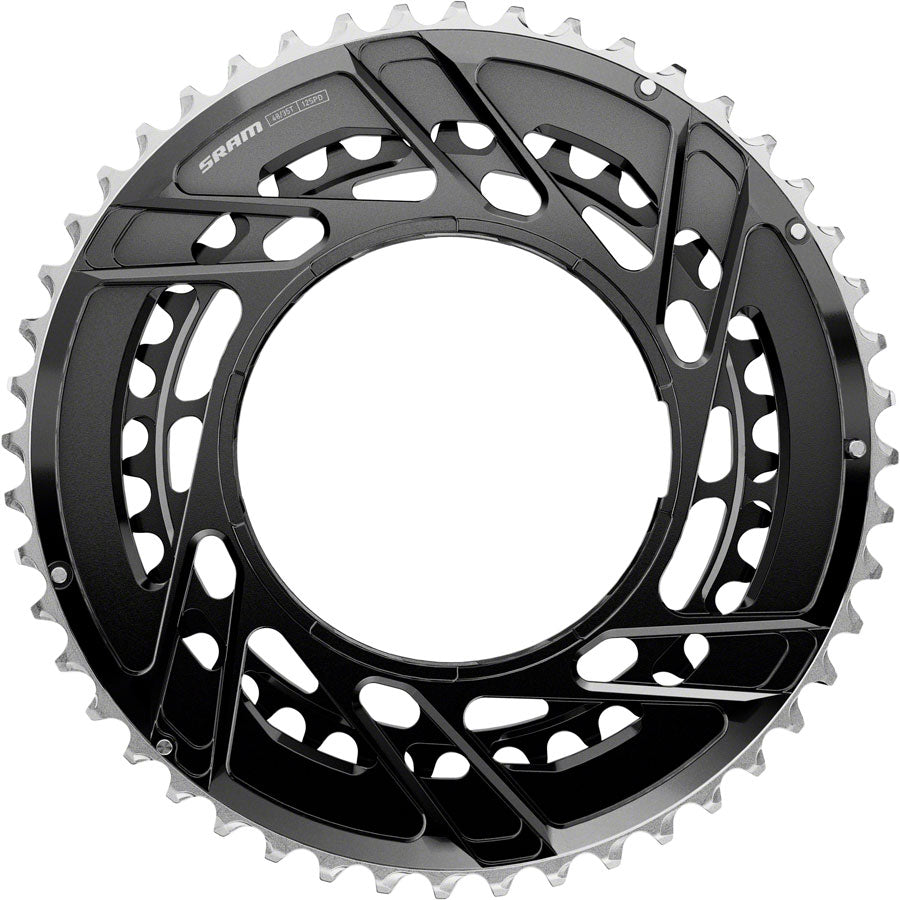 SRAM Force 2x Thread Mount Chainring - 48/35t 12-Speed Thread Mount For Force E1 AXS PM Spider BLK E1