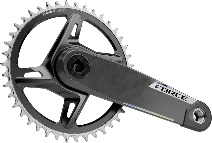 SRAM Force 1x XPLR Wide Crankset - 172.5mm 12/13-Speed 42t 8-Bolt Direct Mount DUB Spindle Carbon E1