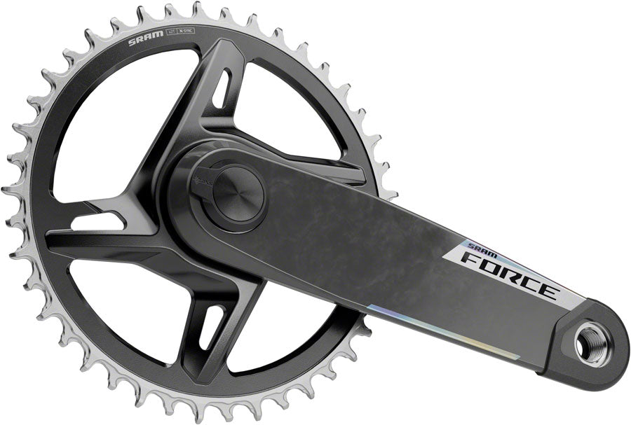 SRAM Force 1x XPLR AXS Power Meter Wide Crankset - 170mm 12/13-Speed 42t 8-Bolt Direct Mount DUB PM Spindle Carbon E1