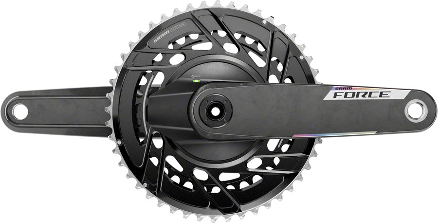 SRAM Force AXS Power Meter Crankset - 172.5mm 12-Speed 48/35t Thread Mount 8-Bolt PM Spider DUB Spindle Carbon E1