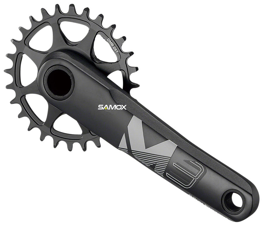 Samox M3 Crankset - 170mm 10-12 Speed 32t Boost 3-Bolt Direct Mount 24mm Spindle BLK