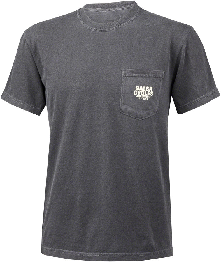 Salsa Logo Short Sleeve Pocket T-Shirt - Unisex Grey X-Small