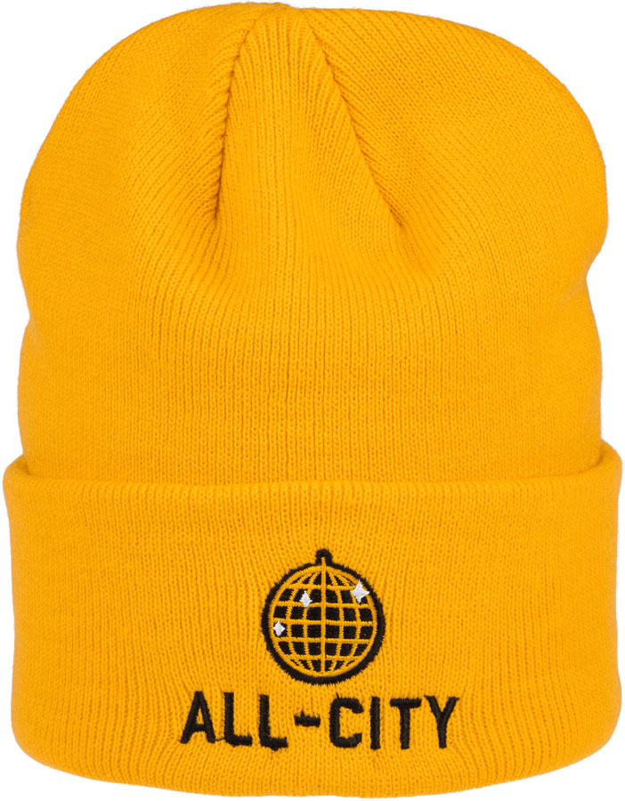 All-City Club Tropic Beanie - Goldenrod One Size