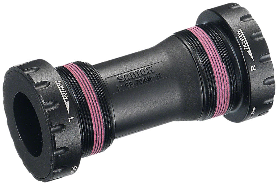 Samox English Bottom Bracket - English BSA 68/73mm For 24mm Spindle External BLK