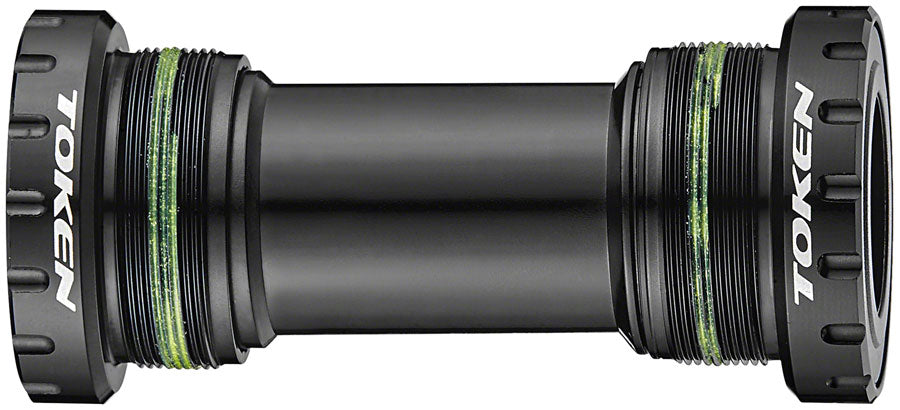 Token TK877ITA Threaded Bottom Bracket - Italian Shimano HollowTech II Black
