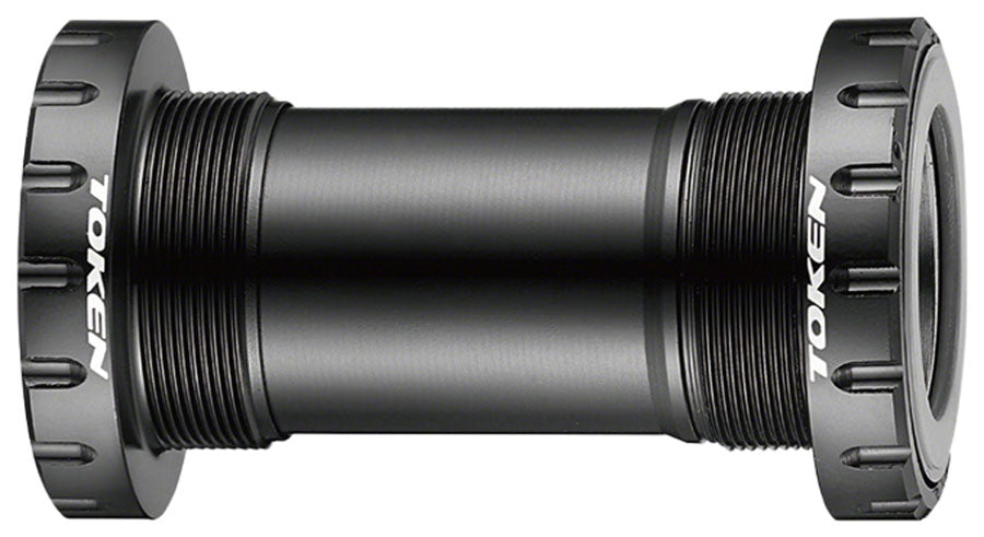 Token BB386BSA Threaded Bottom Bracket - English BB386 Black