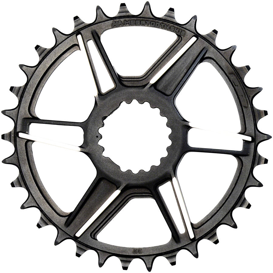 Full Speed Ahead Gradient Direct Mount SH12 Chainring - 34t FSA Direct Mount Compatible Shimano 12-Speed Hyperglide+ BLK
