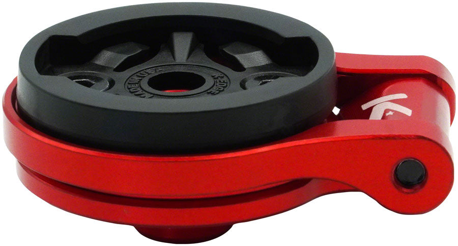K-Edge Garmin Race Stem Mount with Cap - Red