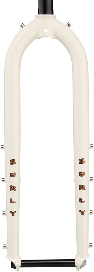 Surly Dinner Fork - 27.5" 15x110mm Thru-Axle 1-1/8" Straight Steerer 485mm Axle To Crown Steel Snow Mold