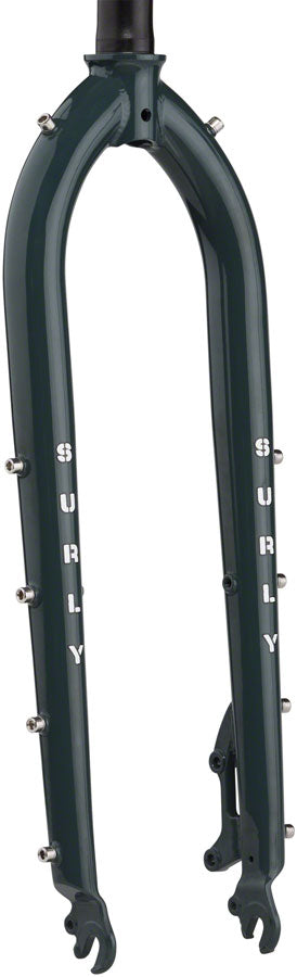 Surly Cocktail Fork - 27.5" / 29" QRx100mm 1-1/8" Straight Steerer 445mm Axle To Crown Steel Orloks Shadow