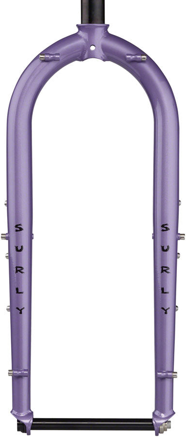Surly Ice Cream Truck Fork - 26" 15x150mm Thru-Axle 1-1/8" Straight Steerer Steel Taro Milk Tea