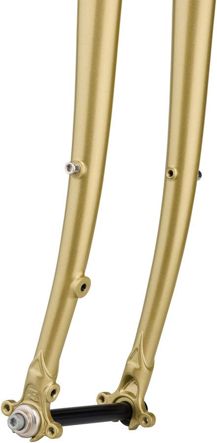 Surly Midnight Special Fork - 650b/700c 12x100mm Thru-Axle 1-1/8" Straight Steerer Steel 50mm Offset Fools Gold