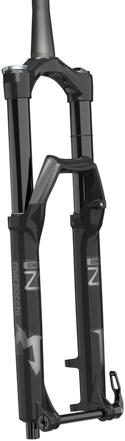 Marzocchi Bomber Z1 Suspension Fork - 27.5" 180 mm QR15 x 110 mm 44 mm Offset Shiny BLK Grip Sweep-Adj