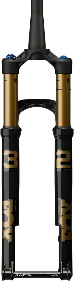 FOX 32 Step-Cast Factory Suspension Fork - 29" 100 mm 15x110 mm Kabolt SL 44mm Offset GRIP SL Damper Psh-Lk. Ano Crown Shiny BLK