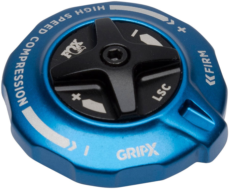 FOX GRIP X Top Cap Interface Parts - 2025 HSC / LSC Blue Ano