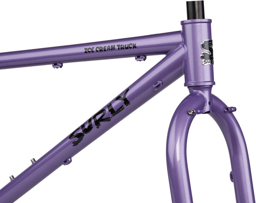 Surly Ice Cream Truck Frameset - 26" Steel Taro Milk Tea Medium