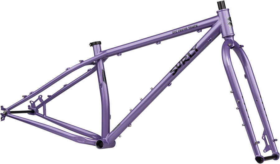 Surly Ice Cream Truck Frameset - 26" Steel Taro Milk Tea Medium