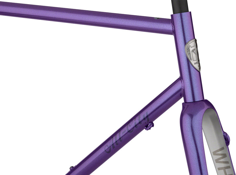 All-City Super Professional Frameset - 700c / 650b Steel Hollywood Violet 49cm