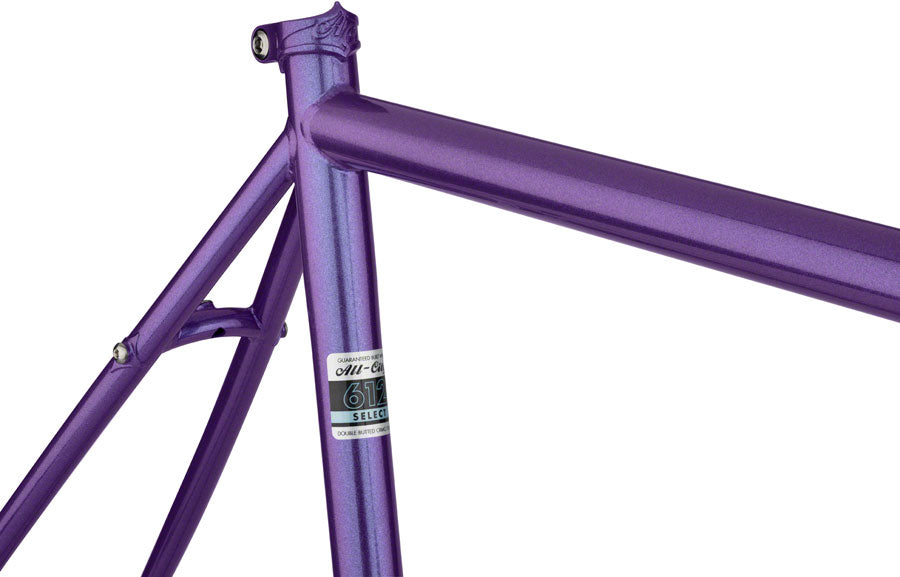 All-City Super Professional Frameset - 700c / 650b Steel Hollywood Violet 49cm