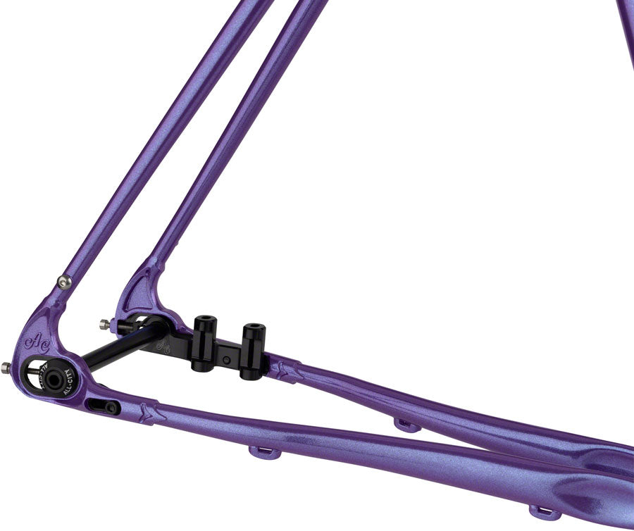 All-City Super Professional Frameset - 700c / 650b Steel Hollywood Violet 46cm