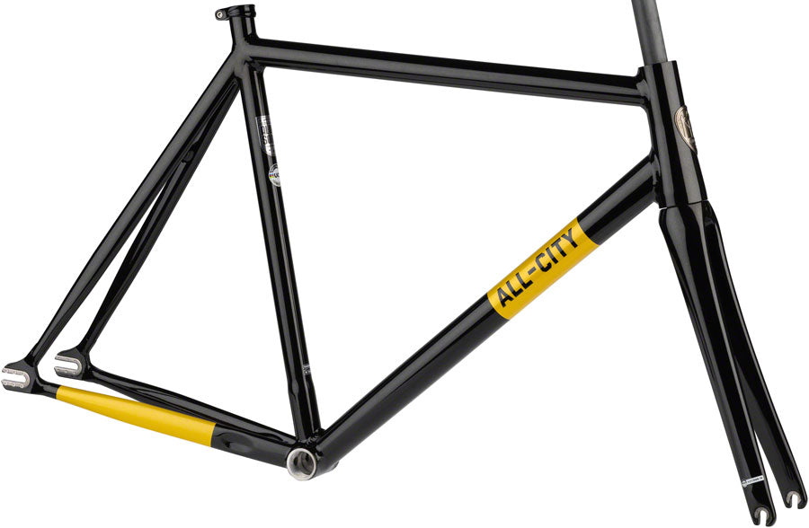 All-City Thunderdome Frameset - 700c Aluminum Gold Fang 55cm