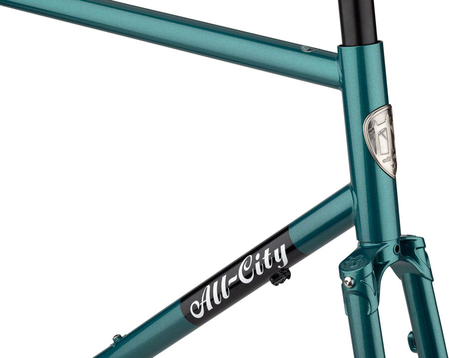 All-City Super Professional Frameset - 700c / 650b Steel Night Jade 43cm