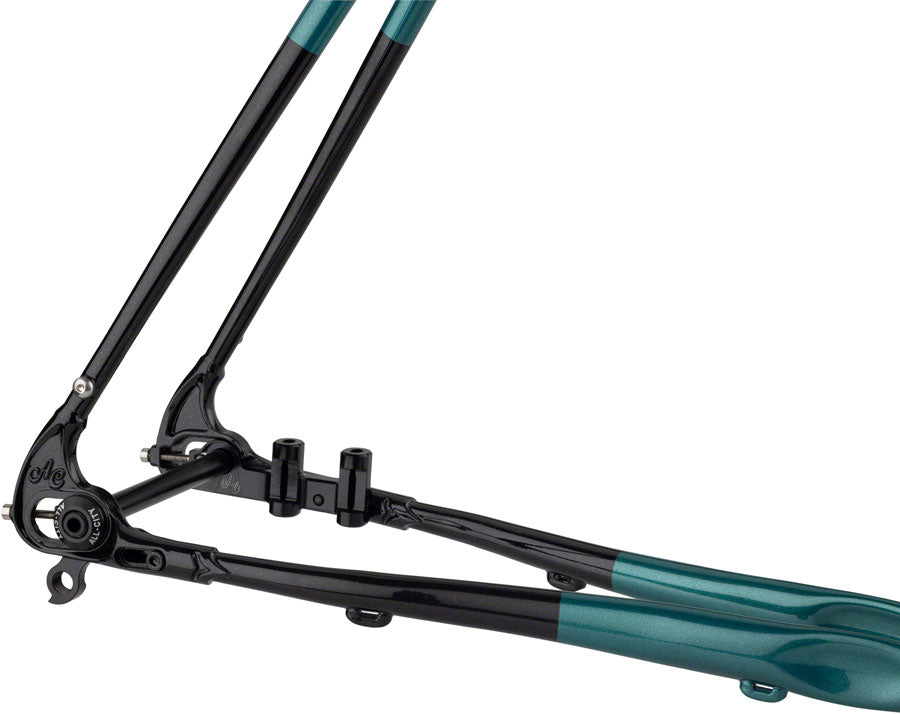 All-City Super Professional Frameset - 700c / 650b Steel Night Jade 46cm