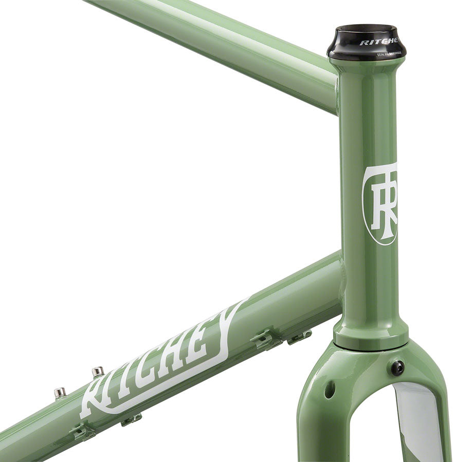 Ritchey Outback Frameset - 700c/650b Steel Winter Sage 2X-Large