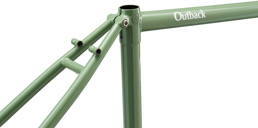 Ritchey Outback Frameset - 700c/650b Steel Winter Sage 2X-Large