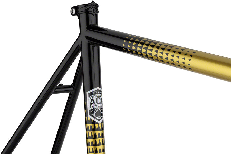 All-City Zig Zag Frameset - 700c Steel Golden Leopard 52cm