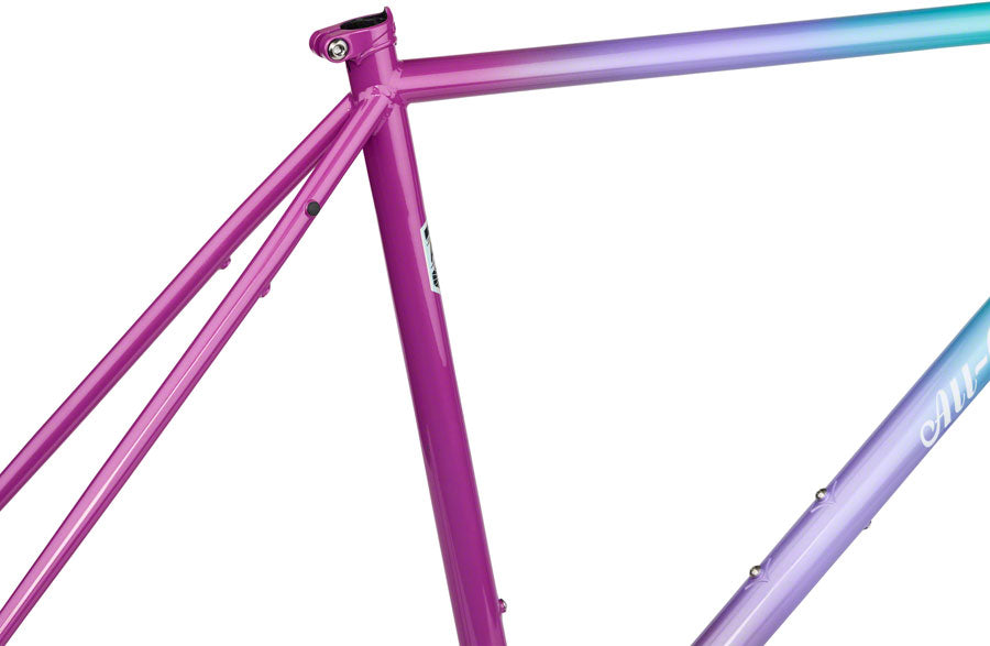 All-City Cosmic Stallion Frameset - 650b/700c Steel Mermaid Fade 49cm