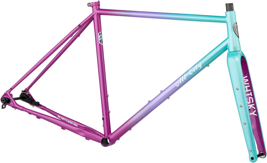 All-City Cosmic Stallion Frameset - 650b/700c Steel Mermaid Fade 52cm