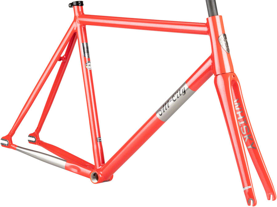 All-City Thunderdome Frameset - 700c Aluminum Hot Pink Blink 52cm