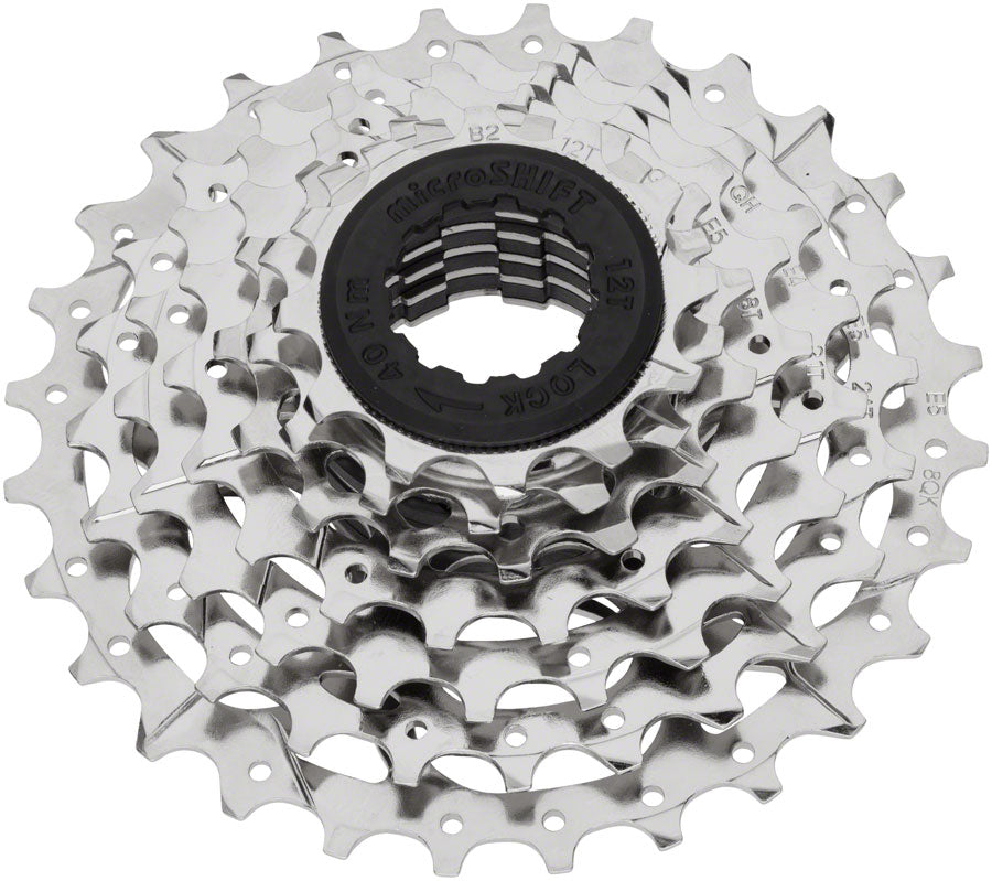 microSHIFT H07 Cassette - 7 Speed 12-32t Silver Nickel Plated