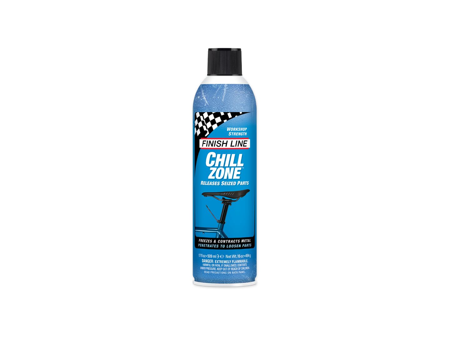 Lubricant Finish Line Chill Zone 17oz Aerosol Blue