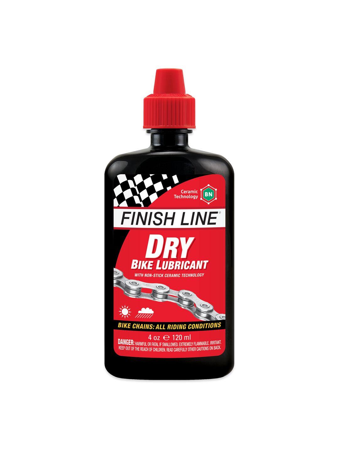 Finish Line Dry Lube with Ceramic Technology - 4oz Drip