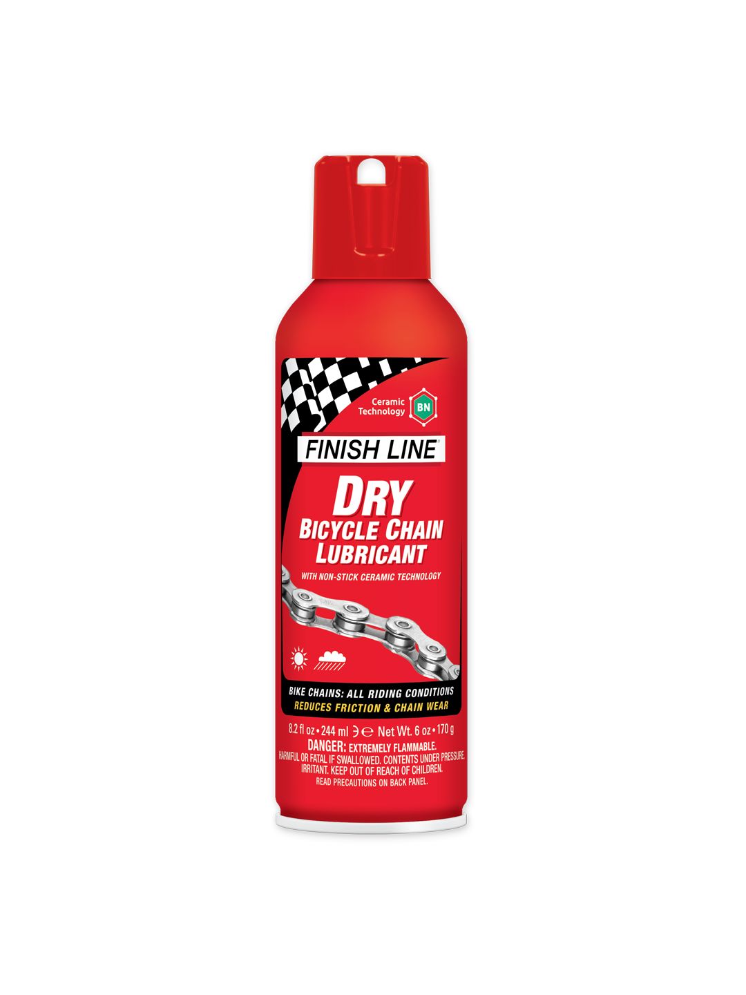 Lubricant Finish Line Dry Ceramic Aerosol 8oz