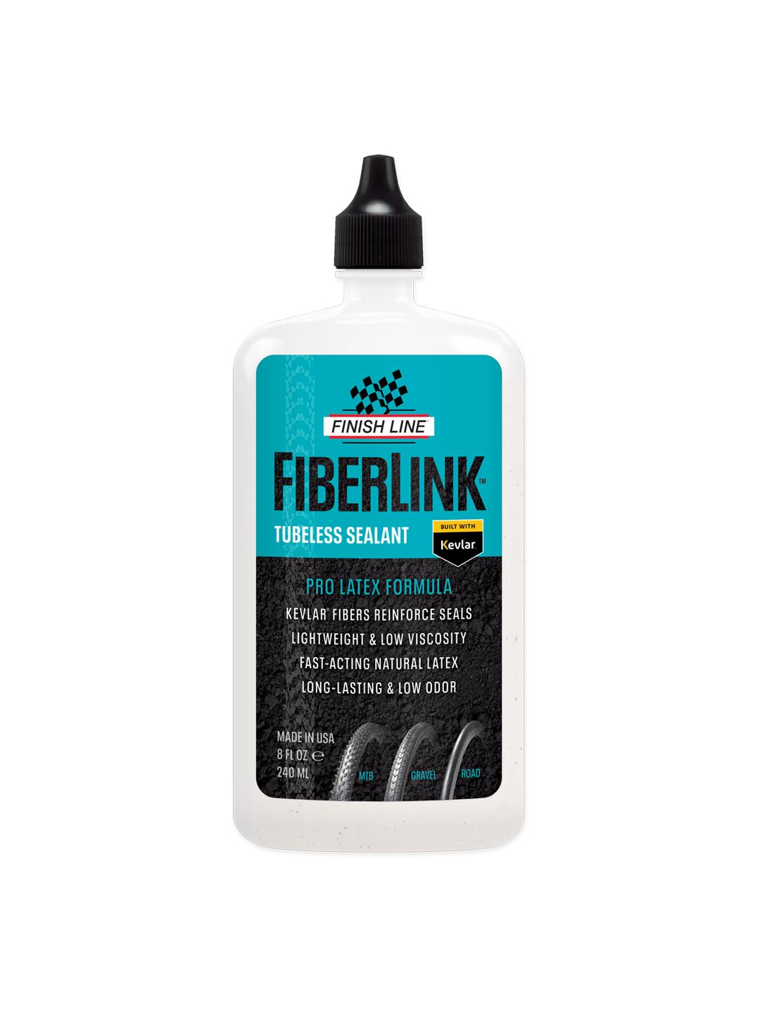Finish Line FiberLink Tubeless Tire Sealant - 8oz Drip