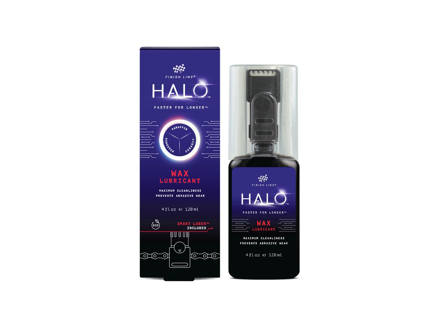 Finish Line HALO Wax Lube Bottle and Tool Set - 4oz