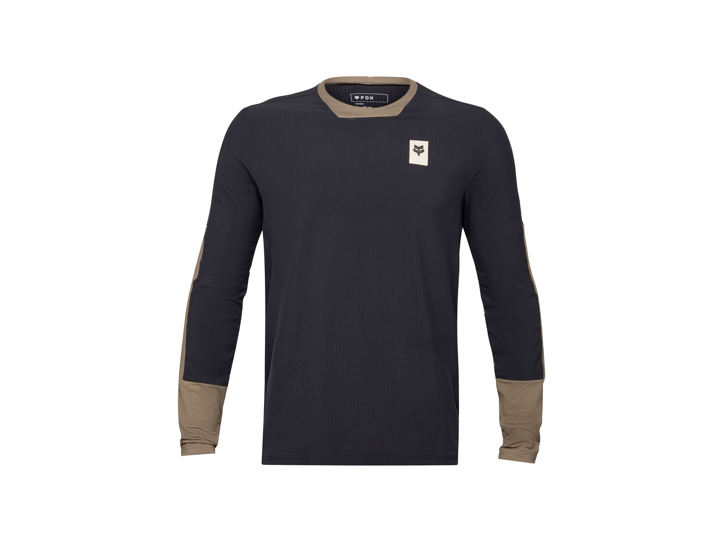 Jersey Fox Racing 24 Defend Thermal Medium Black/Brown