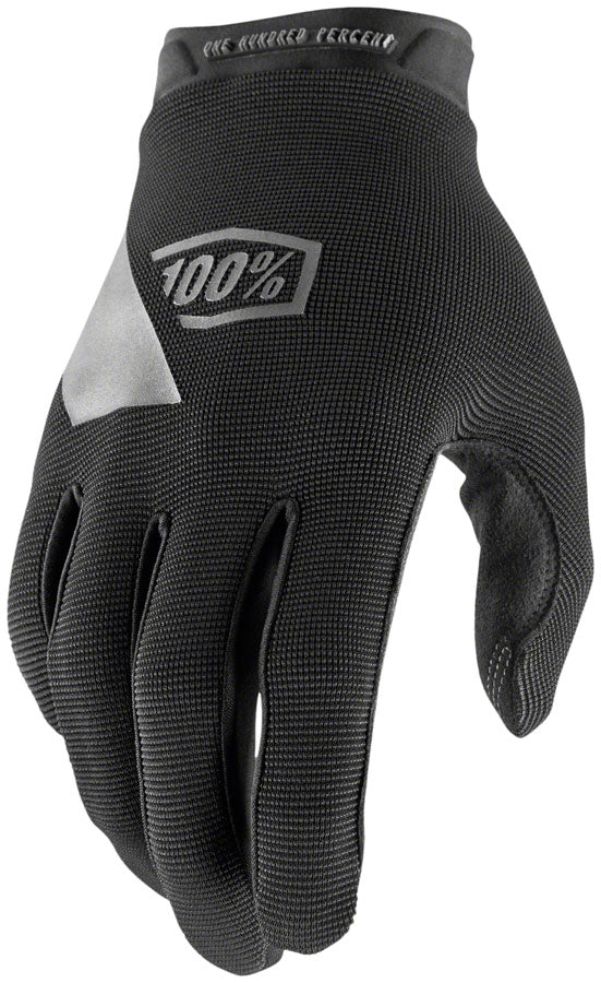 100% Ridecamp Gloves - Black Full Finger Mens Medium