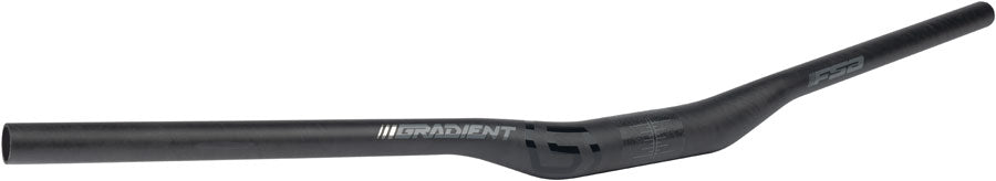 Full Speed Ahead Gradient Carbon Riser Handlebar - Carbon 35mm Clamp 20mm Rise 800mm BLK