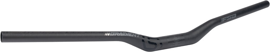 Full Speed Ahead Gradient Carbon Riser Handlebar - Carbon 35mm Clamp 30mm Rise 800mm BLK