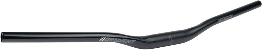 Full Speed Ahead Gradient Alloy Riser Handlebar - Aluminum 35mm Clamp 25mm Rise 800mm BLK