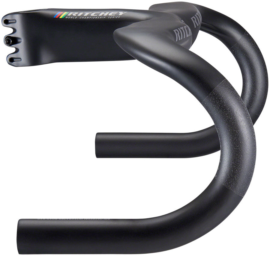 Ritchey WCS Carbon Solostreem Drop Handlebar - Integrated Bar/Stem Carbon 42cm 100mm Matte Carbon