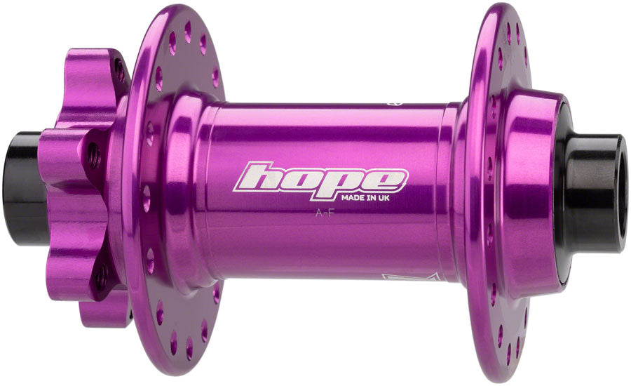 Hope Pro 4 Front Hub - 15 x 110mm 6-Bolt Purple 32h