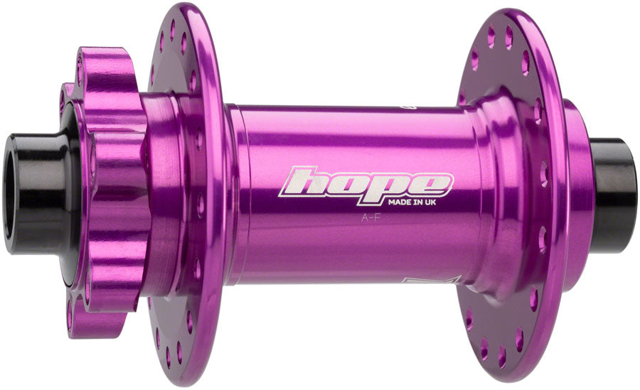 Hope Pro 4 Front Hub - 15 x 110mm 6-Bolt Purple 32h