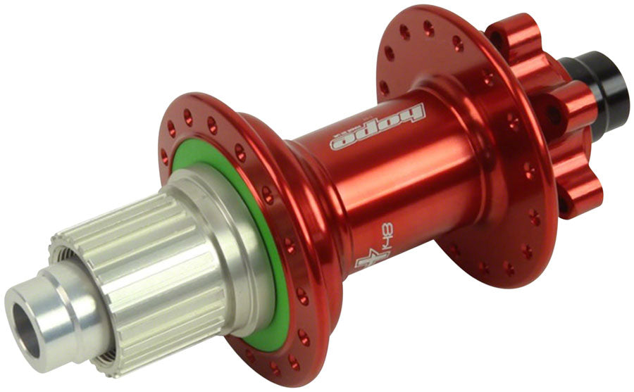Hope Pro 4 Rear Hub - 12 x 148mm 6-Bolt Micro Spline Red 32H