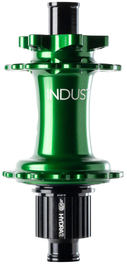 Industry Nine Hydra 2 Classic Rear Hub - 12 x 148mm 6-Bolt Micro Spline Green 28H