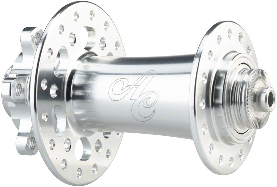 All-City Go-Devil Front Hub - 15/12/QR x 100mm 6-Bolt Silver 32h